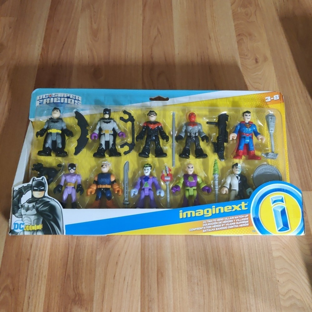 Fisher Price Imaginext DC Super Friends Ultimate Hero Villain‎ Match-Up Figures